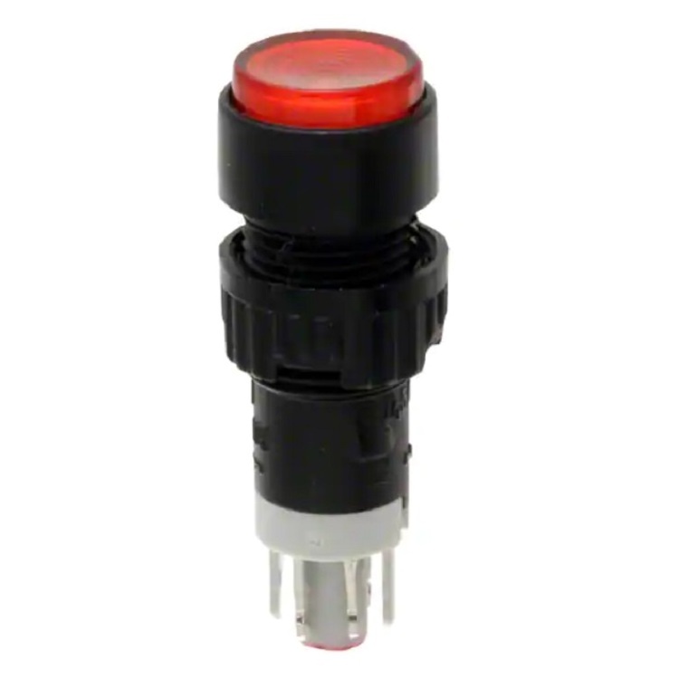 9 mm German RAFI illuminated pushbutton switch 1.15.106.501/1300