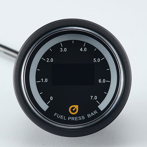 Best Selling 52mm OLED Auto Aluminum Rims Fuel Pressure Gauge for car