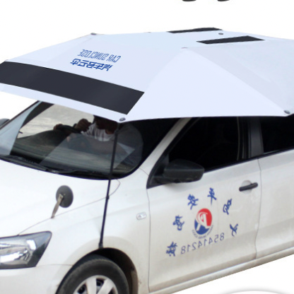 Mobile roof, car sunshade, summer sun protection and shading