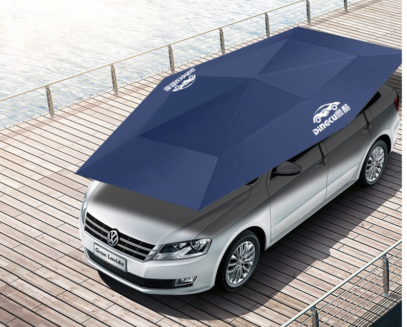 Fully automatic car roof moving sunscreen, rain and snow umbrella