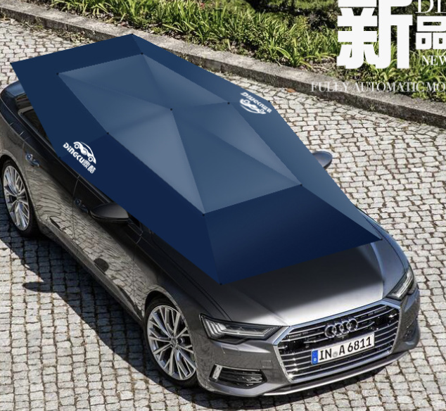 Fully automatic car roof moving sunscreen, rain and snow umbrella