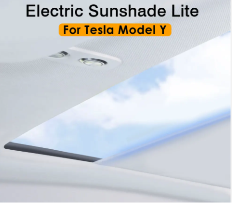 TELISE Car accessories Power Panoramic Sunroof Retractable Electric Sunshade For Tesla Model 3 Model Y