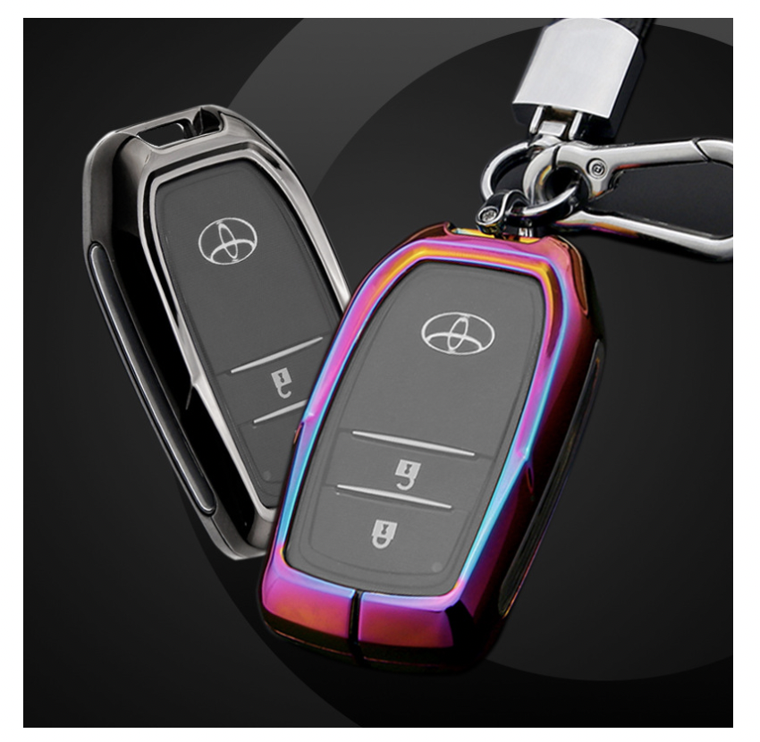 Zinc Alloy Leather TPU Silicon Car Key Cover Case for Chevrolet VW Audi Toyota Bmw For Porsche Honda Tesla Remote Protect Covers