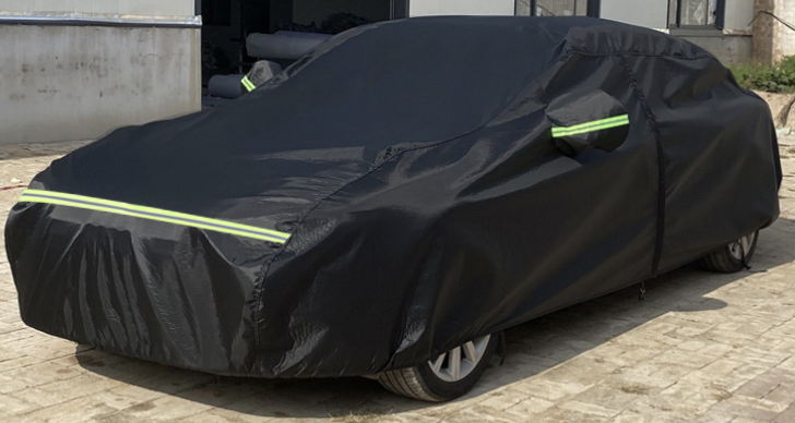 Oxford cloth 210D thickened sunshade, sun protection, heat insulation, dust and rain proof car cover