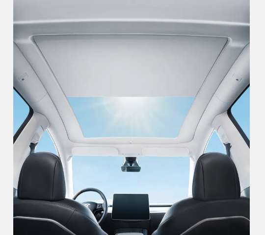 TELISE Car accessories Power Panoramic Sunroof Retractable Electric Sunshade For Tesla Model 3 Model Y