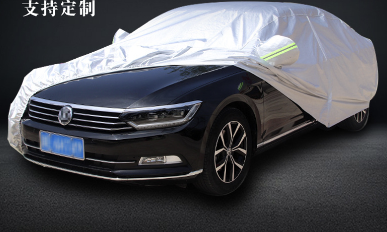 Oxford cloth 210D thickened sunshade, sun protection, heat insulation, dust and rain proof car cover