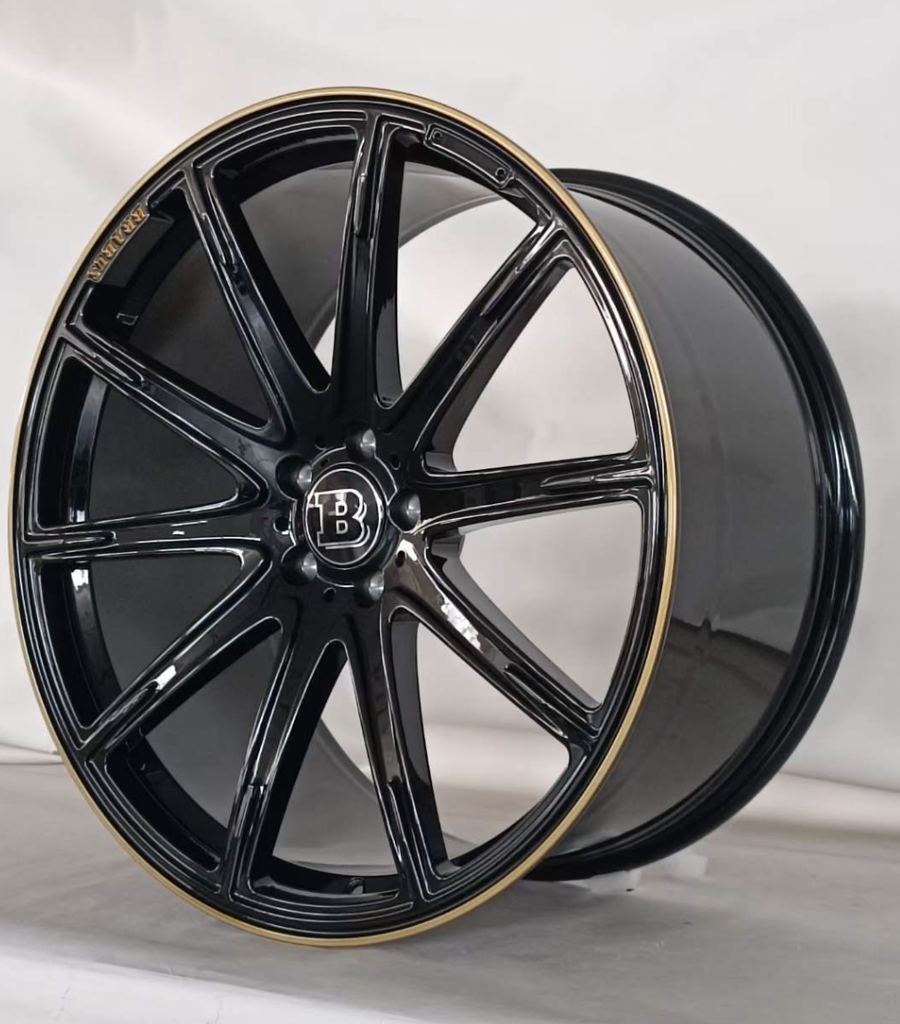 racing 22 inch wheels 5x114.3 custom forged alloy passenger car wheels hub hyper black rims for rolls royce bentley mercedes