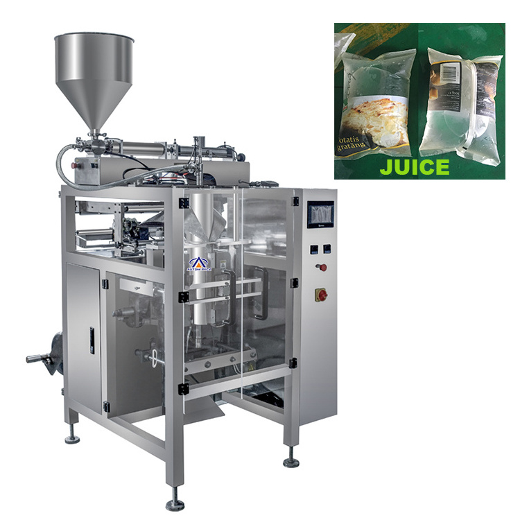 100g 1kg 2kg 5kg Automatic Vertical Film Bag Filling Sealing Sachet Liquid Salad Dressing Chili Sauce Honey Packing Machine