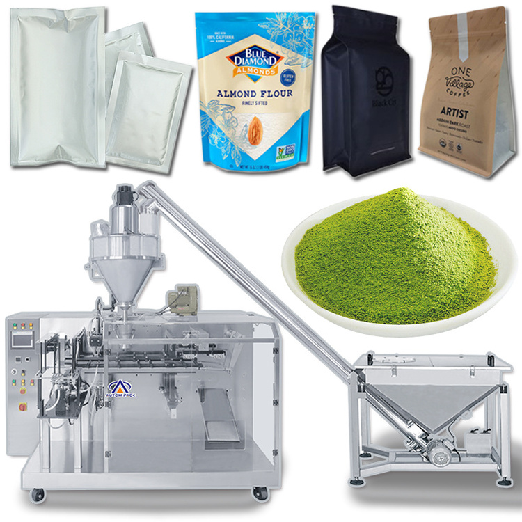 Global Market Automatic Doypack Form Fill Seal Pouch Packing Machine For Milk Detergent Granules Vanilla Rice Coffee Powder