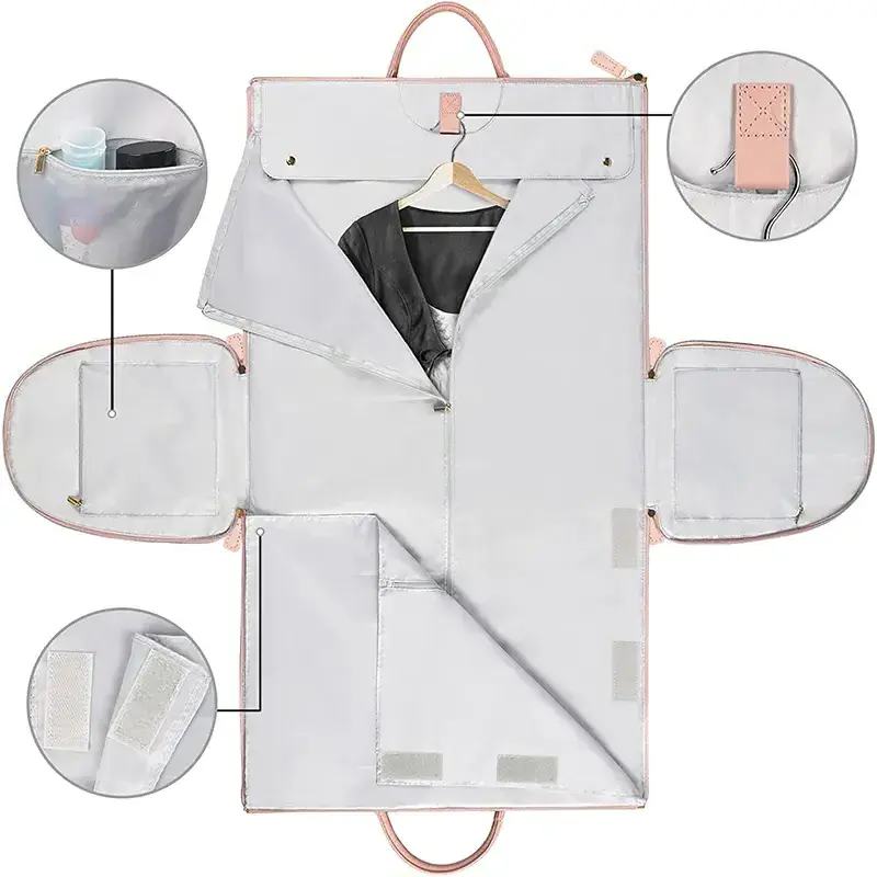 High-capacity Custom Carry-on Garment Bag - Perfect for Business Travel and Weekends Away Travel Garment Bags Custom Logo