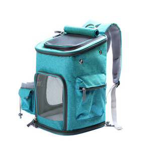 Portable Oxford Material Pet Bags Carry Backpack Pet Carrier Shoulder Travel Bag