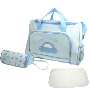 Factory Custom Multifunctional Mummy Baby Diaper Bag Waterproof Mami Bag With Changing Pad mummy tote bag for baby OEM