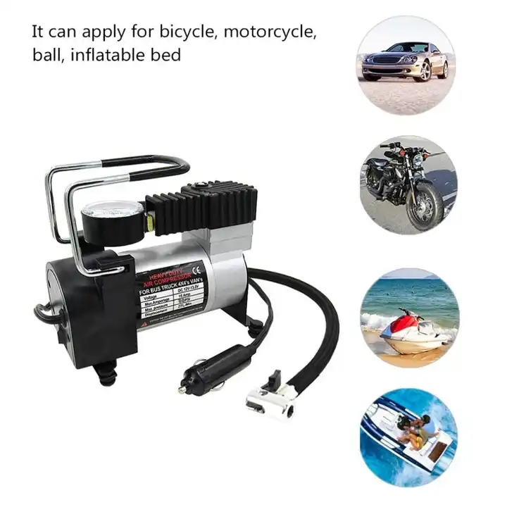 12V 150PSI Car Tyre Inflator Pump Air Compressor Cars SUV Light Trucks Car Auto Portable Pump Tire Inflatable Inflator Pump