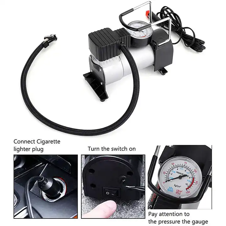 12V 150PSI Car Tyre Inflator Pump Air Compressor Cars SUV Light Trucks Car Auto Portable Pump Tire Inflatable Inflator Pump