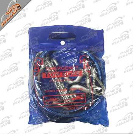 Steel Cable Tow Rope/Steel Tow Cable /Hooks Wire Towing Rope Car Truck