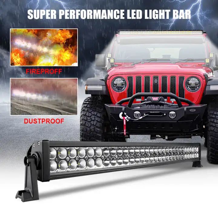 LED Lights 6D Car LED Bar Light Double Row Barras LED for Truck LED Bar Lights