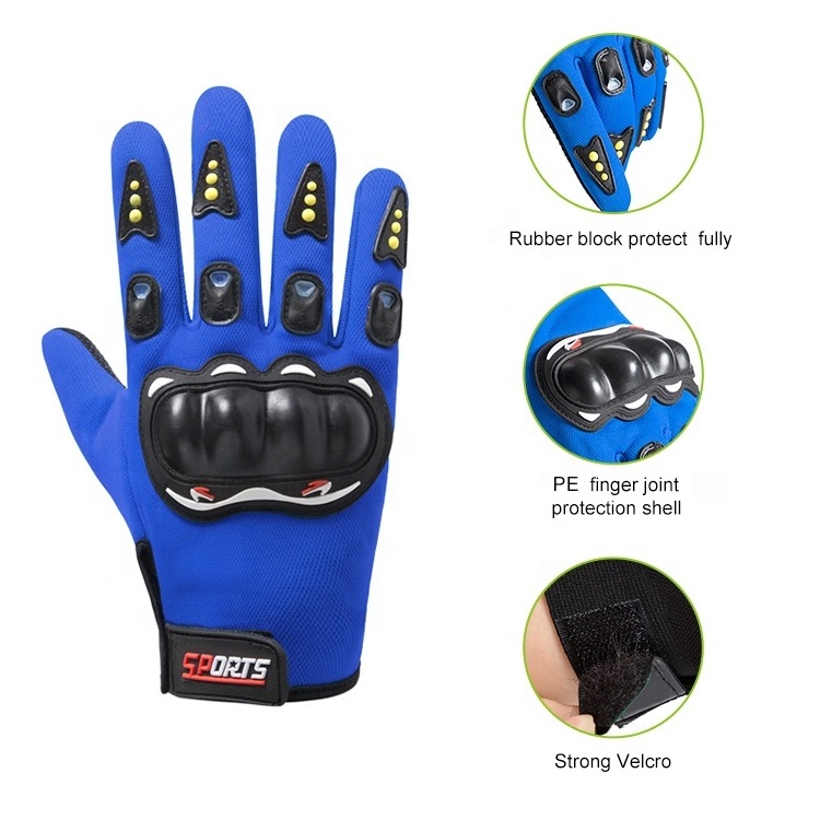 guante de moto Sport waterproof Anti Slip touchscreen full Finger car riding cycling motorcycle racing gloves guantes ciclismo