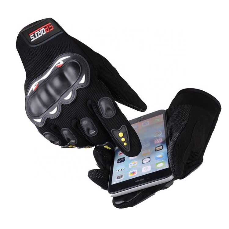 guante de moto Sport waterproof Anti Slip touchscreen full Finger car riding cycling motorcycle racing gloves guantes ciclismo