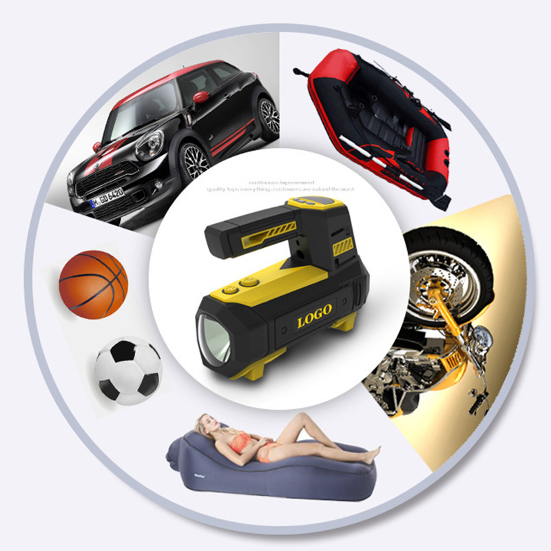 Multifunction Automatic Air Car Portable Tyre Tire Inflator Machine Kits for Truck Outdoor