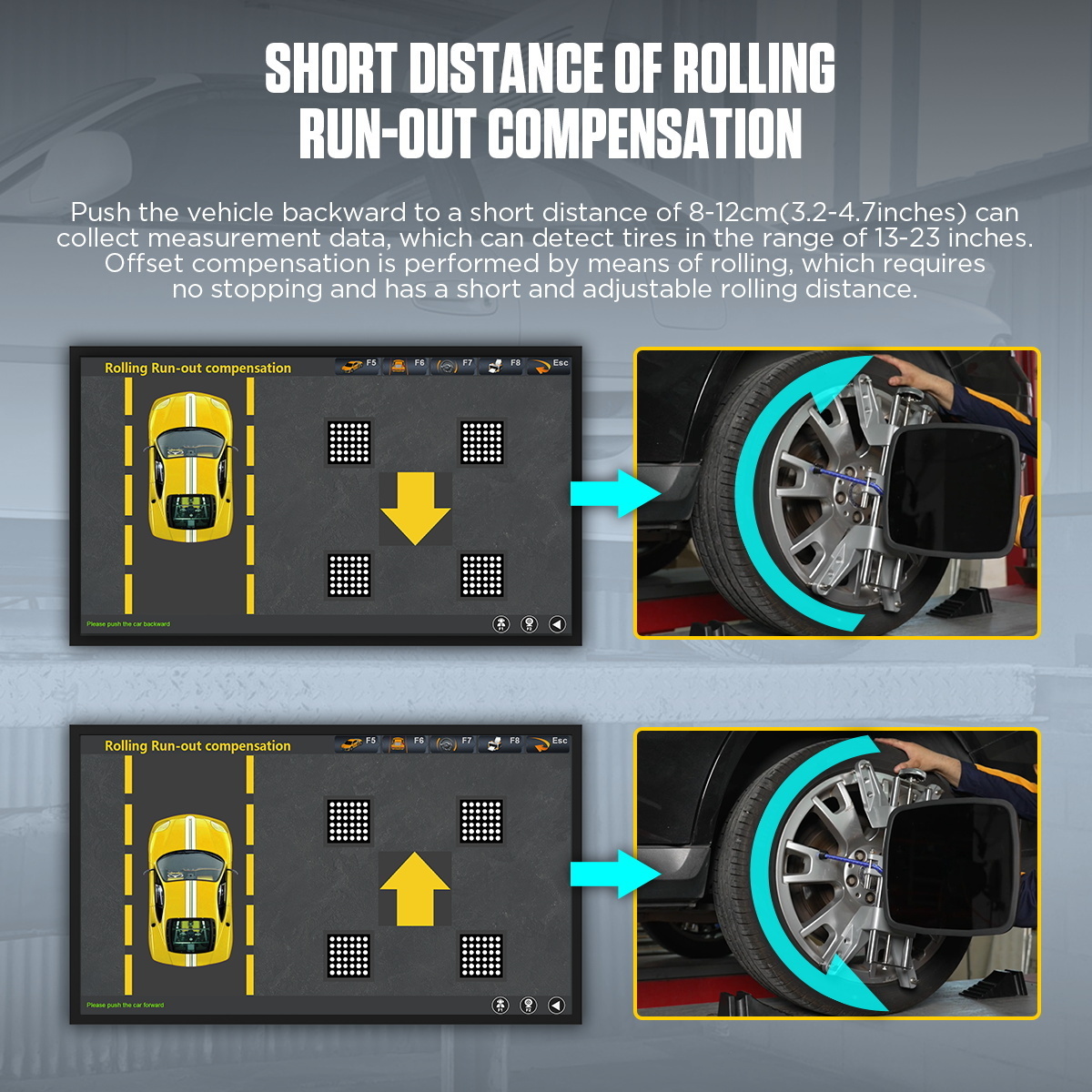 AUTOOL 3D 4 Wheel Alignment Machine Fully Automatic Tire Alignment lift System Wheel Aligner Tools fit for hunter