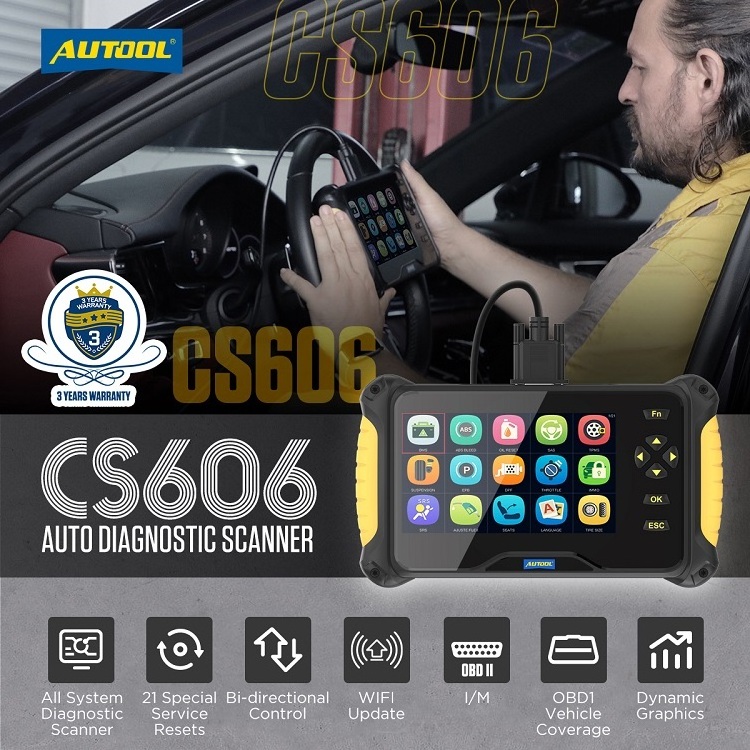 Autool 2023 Auto Automotriz Vehicle Machine Diagnostic Tool Obd2 Scanner and Programmer for All Cars