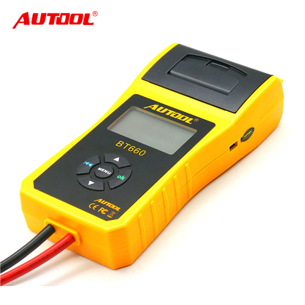 Multi-language Smart Diagnostic tool battery tester analyzer auto car battery analyzer with printer