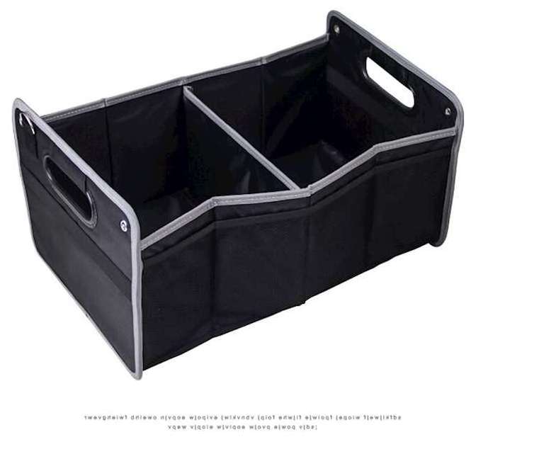 Big capacity car boot organizer car trunk organizer , 3-section foldable car trunk organizer