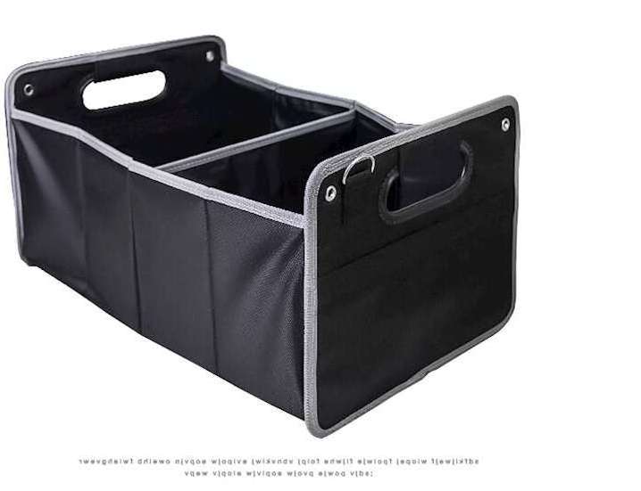 Big capacity car boot organizer car trunk organizer , 3-section foldable car trunk organizer