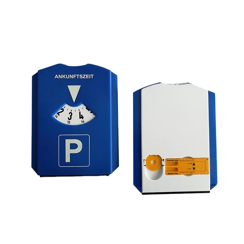 Multi Function Vehicle Parking Disc With Ice Scraper And Tyre Depth Tester