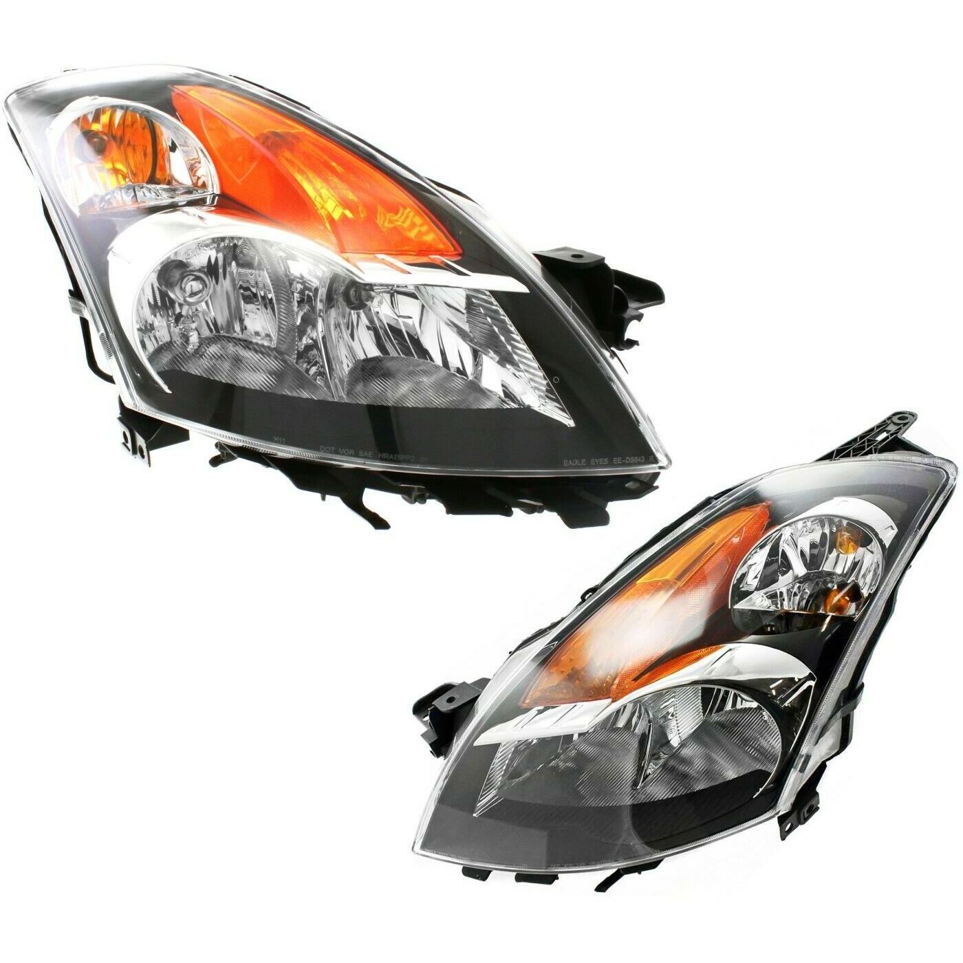 2 Pcs New Headlight For Nissan Altima 2007 2008 2009  Left Right Headlamp W/ Bulb Halogen Car front light 26010JA00B