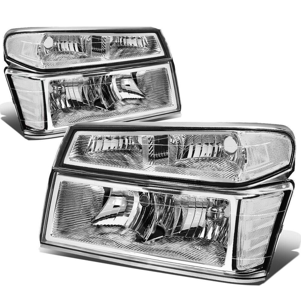 Car Light Lamp Headlight Set Driver & Passenger  DOT For Chevy Colorado 2004 2012 Headlights