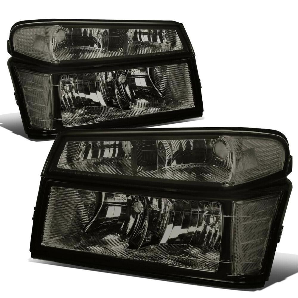 Car Light Lamp Headlight Set Driver & Passenger  DOT For Chevy Colorado 2004 2012 Headlights