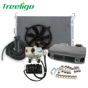 Universal ac 12v under dash kit A/C electric air conditioning kit for truck camper small classic car