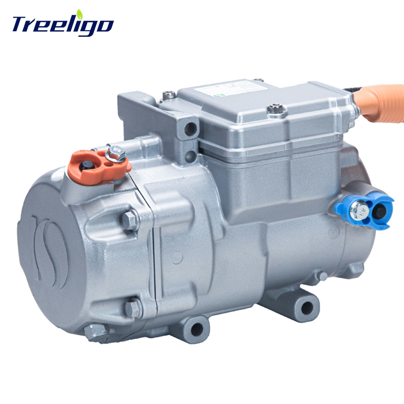 Electric compressor assembly 48v dc air conditioner electric car ac compressor for universal cars & trucks factory manufacture