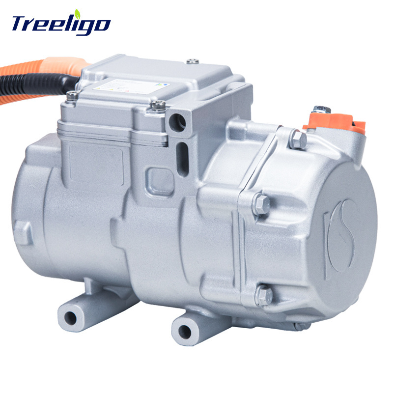 Electric compressor assembly 48v dc air conditioner electric car ac compressor for universal cars & trucks factory manufacture