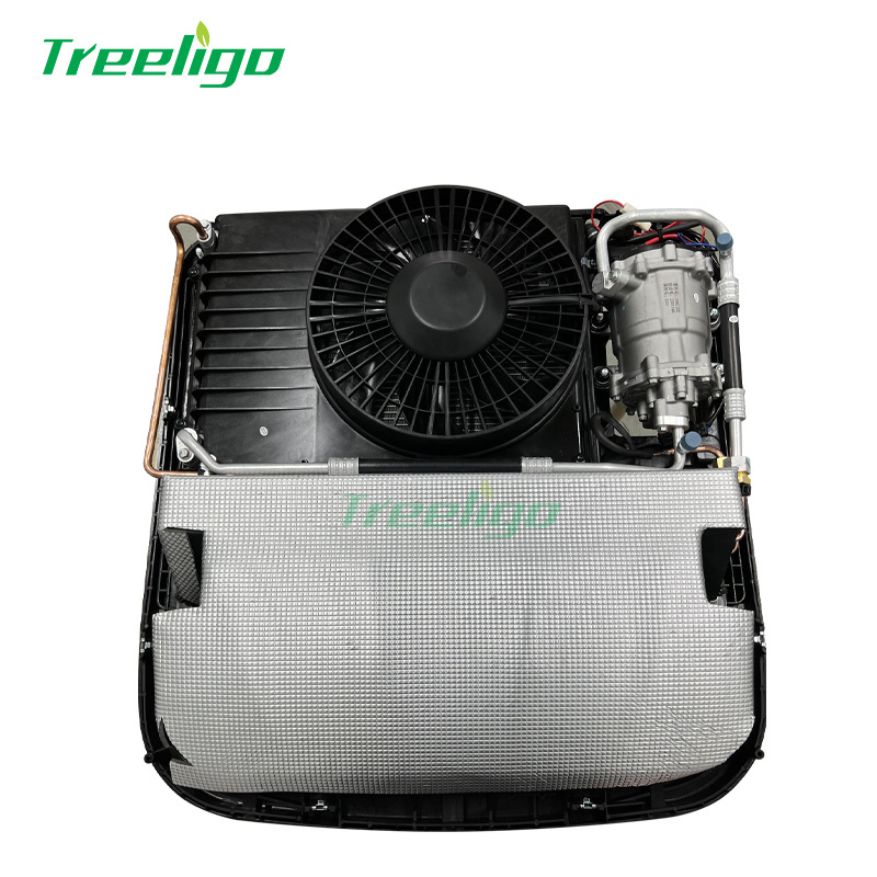 Roof Mounted12 Volt Rooftop air conditioning Dc 12v 24v  Electric Parking Air Conditioner For Car Van Truck Bus Caravan