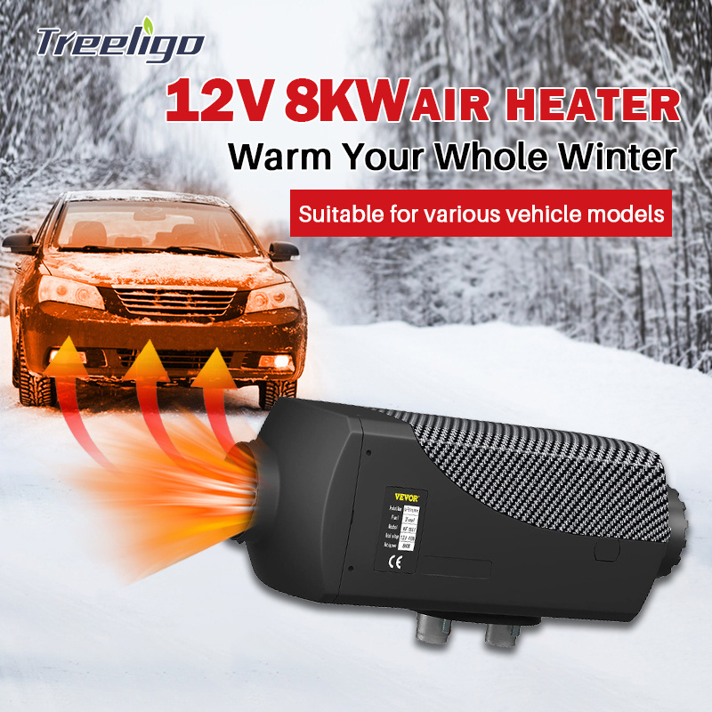 12V 24V Rapid Heating Diesel Air Heater 2kw 5kw Car Parking Heater For RV Trailer Camper Van And Indoors