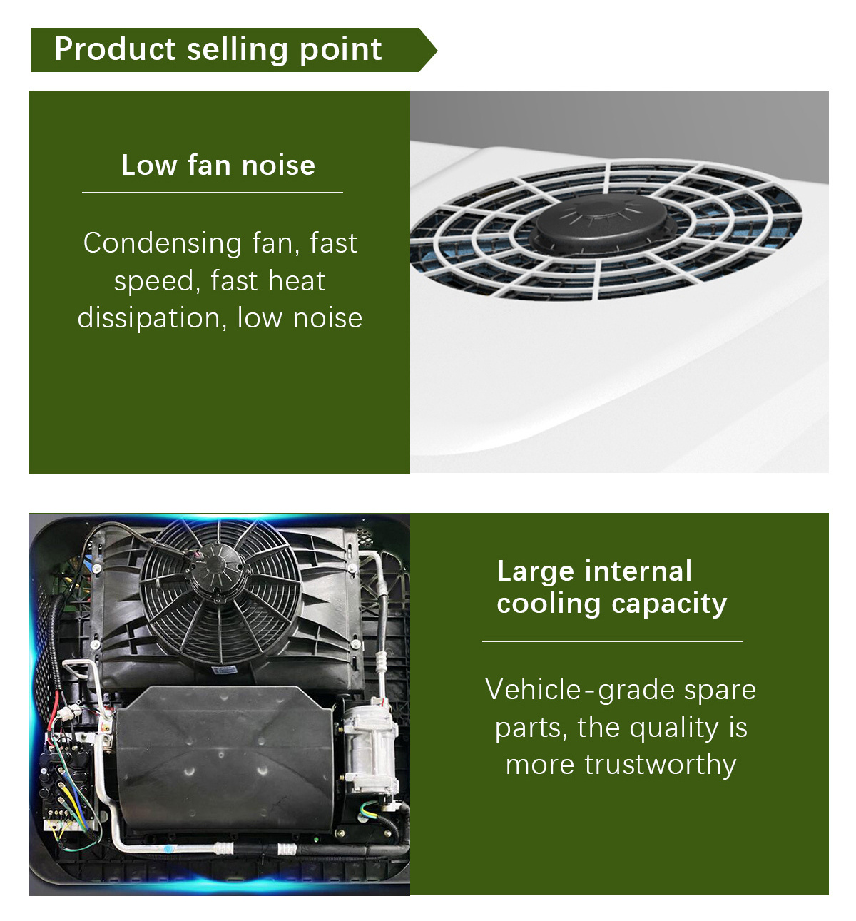 battery powered 24V Universal Air Conditioner Systems for Truck Cars Excavator RV Parking cooler air conditioning 12v