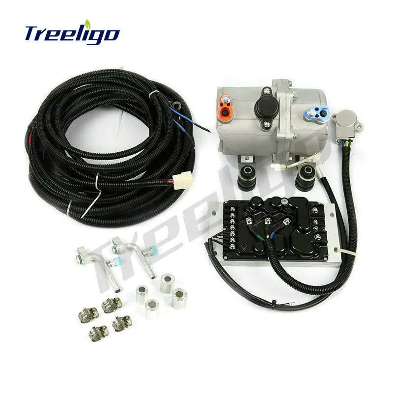 12v universal electric ac compressor modification for vehicle