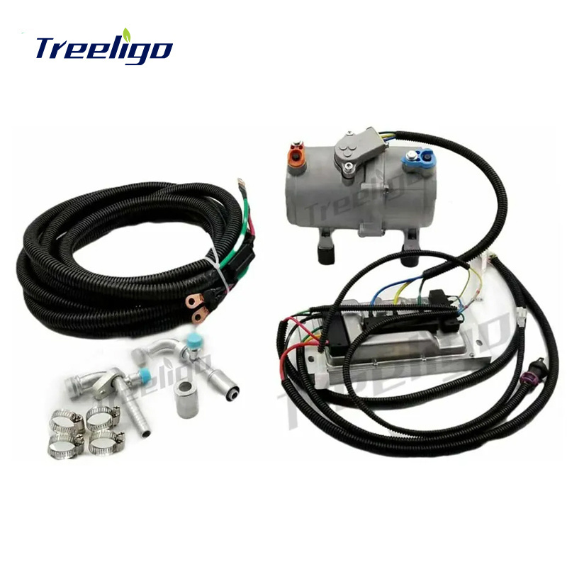 12v universal electric ac compressor modification for vehicle