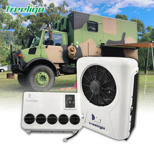 24v dc air conditioner for truck universal camper 12 volt rvs parking cooler electric split air conditioning Excavator tractor