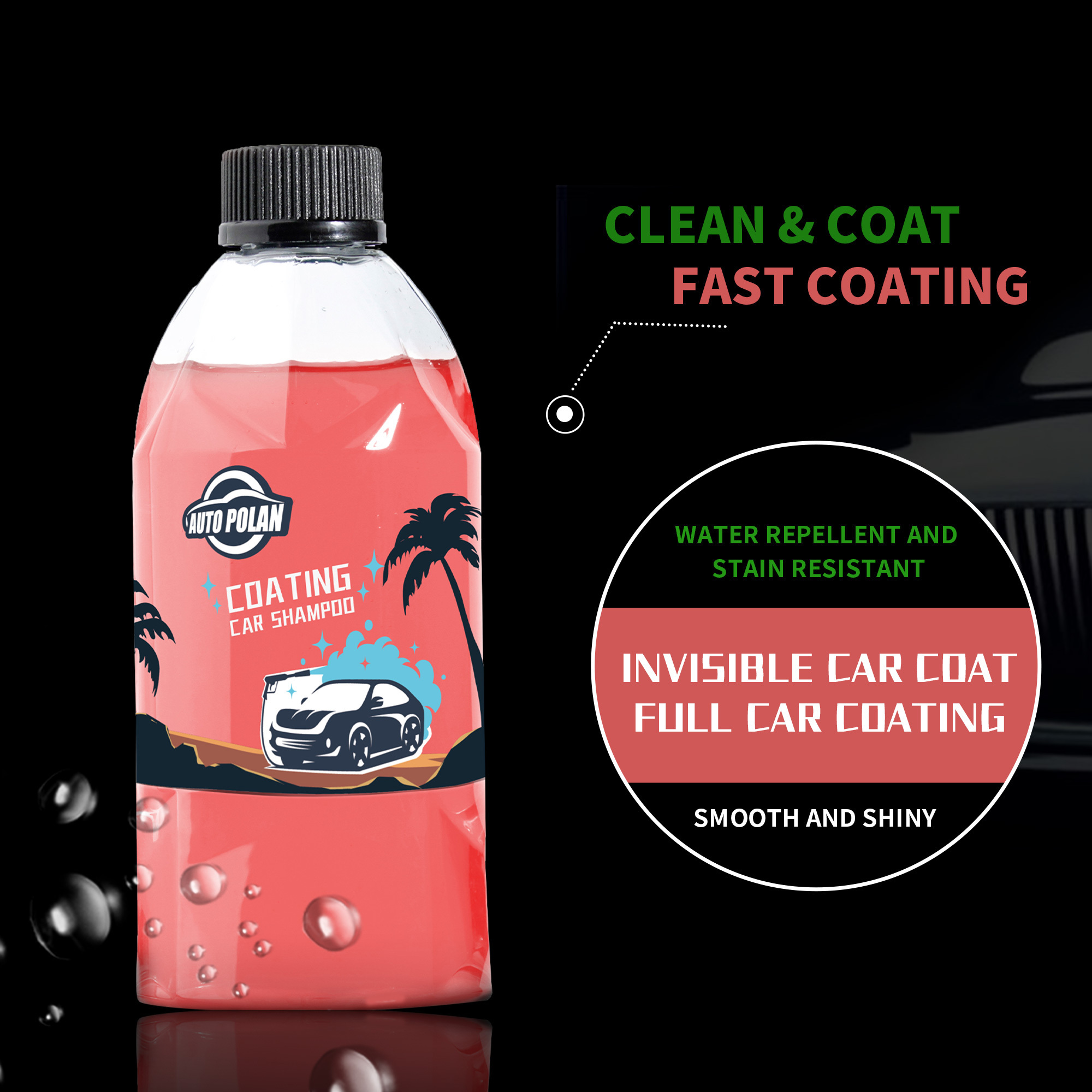 Car Polish Wax Spray China Manufacturer Car Cleaning Spray Ceramic Car Wash Shampoo for Automotive Detailing