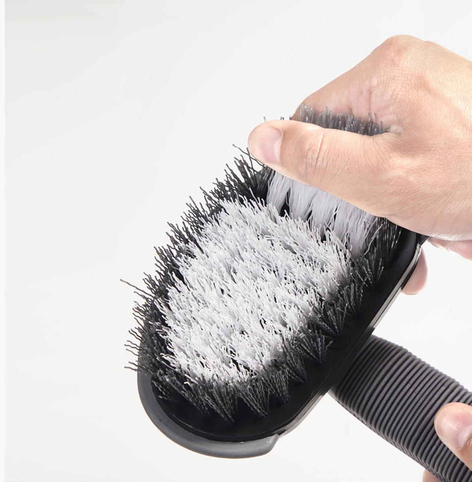 2024 Wholesale Three-Dimensional Curved Bristles Electric Car Tire Brush Shine Brushes For Cleaning Tires