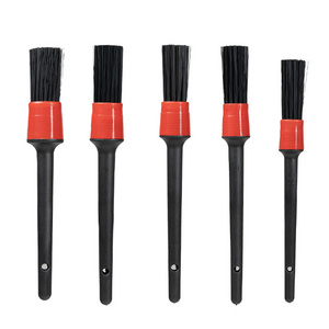 5 pieces Dashboard Air Outlet Wheel Detail Cleaning Brush Set Car Detailing Brush Kit for Auto Cleaning