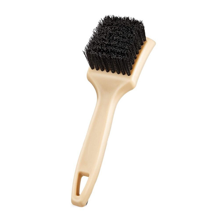 Popular Plastic Long Handle Wheel Cleaner  Tire Rim Scrub Brush for Auto Detailing Cleaning