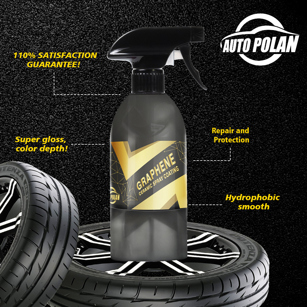 Factory 500ML OEM10H Liquid Ceramic Coating Spray Quick detailing ceramic coating Wax Automotive Hydrophobic Polish Shine Spray