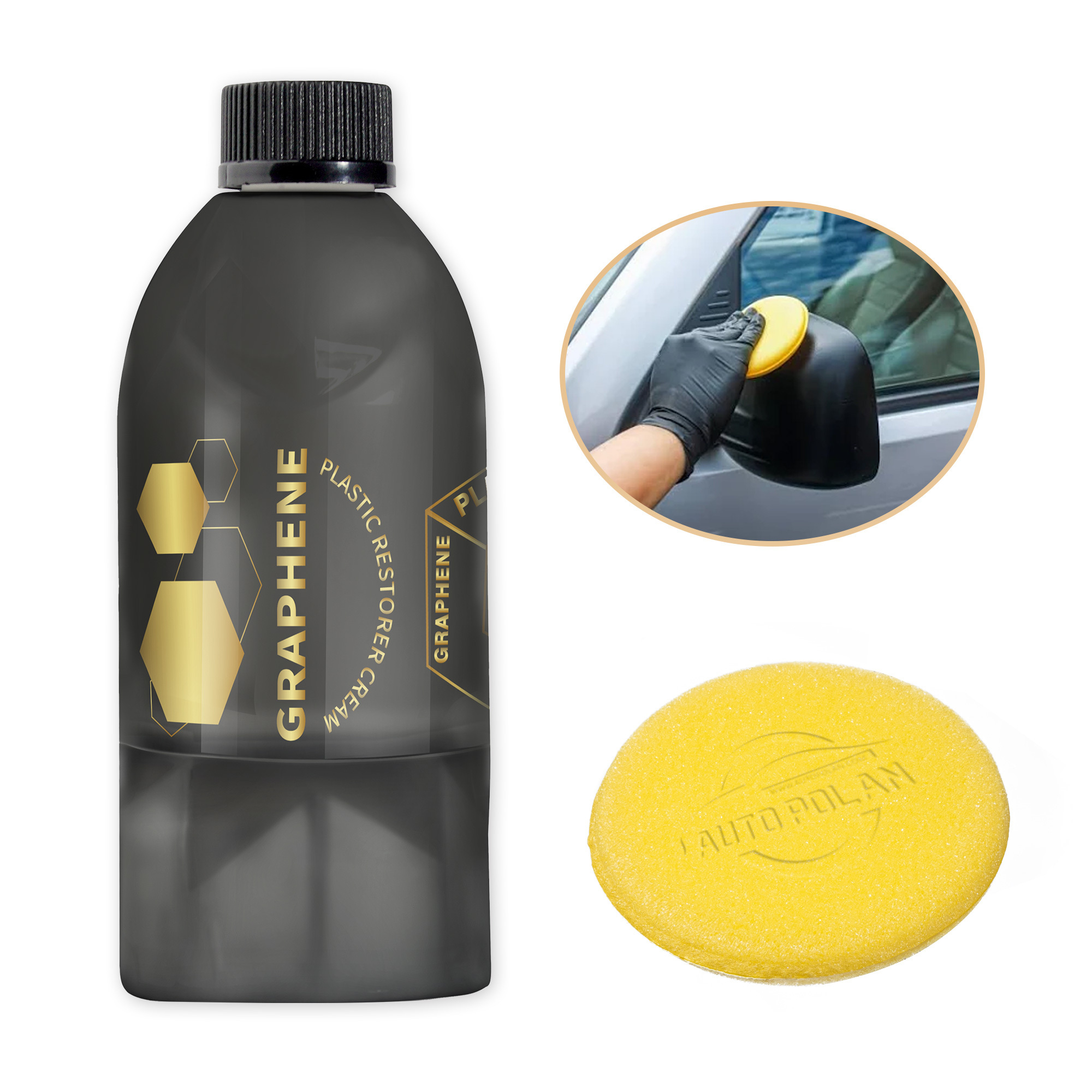 AutoPolan Car Plastic & Trim Restorer Cream For Auto Plastic Refresh Black Gloss Multi Purpose Plastic & Trim Restorer Supplier