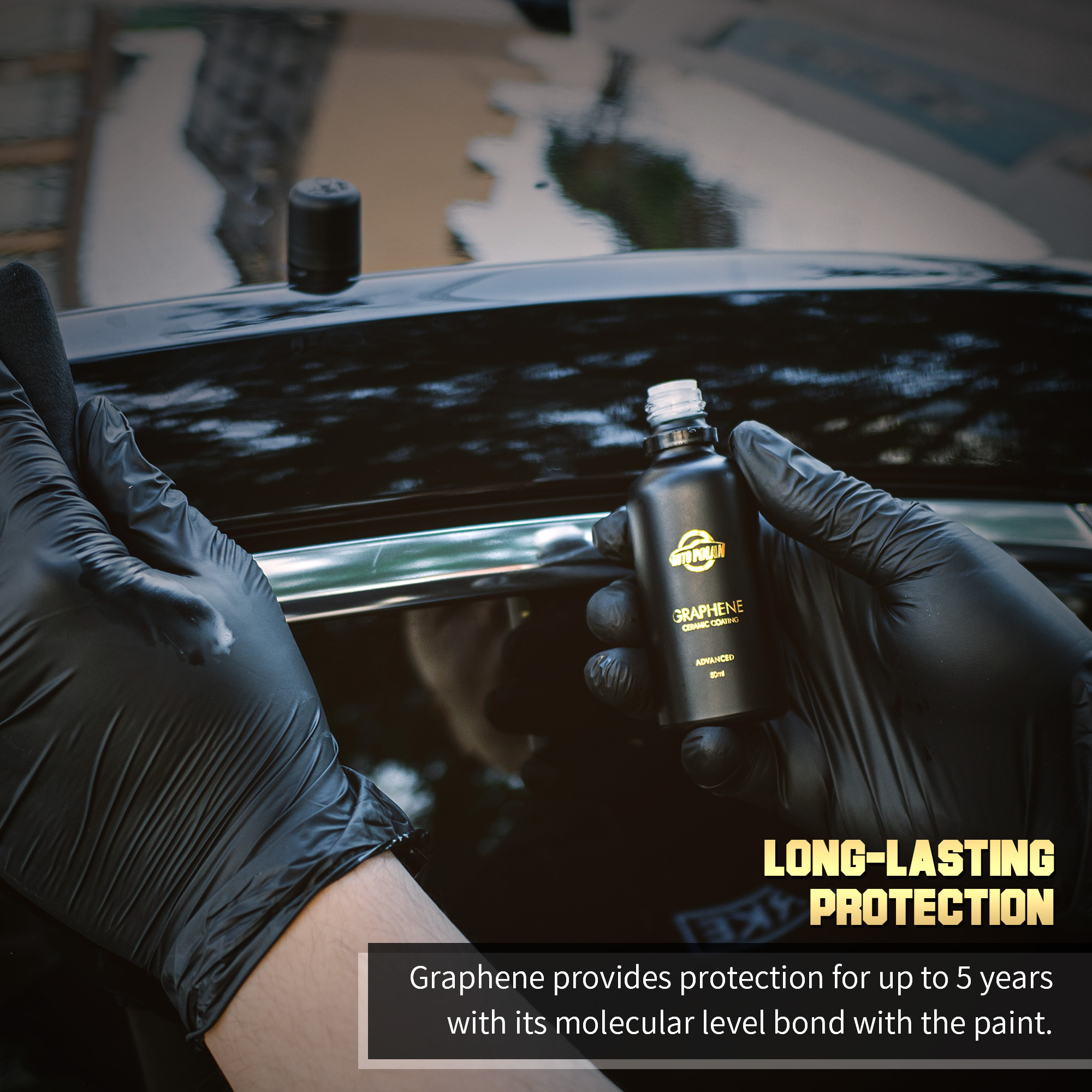 50ML Graphene Ceramic Coating Spray Car Polish Auto Liquid Ceramic Coat for Auto Paint Care Coating Product