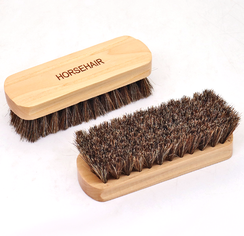 Eco Friendly Wood Handle Natural Horse Hair Brush for Auto Detailing Brush Washing Car Interior and Exterior