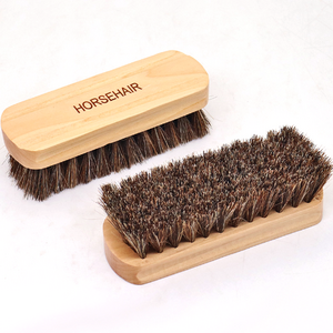 Eco Friendly Wood Handle Natural Horse Hair Brush for Auto Detailing Brush Washing Car Interior and Exterior